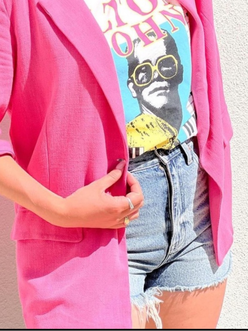 PISTOLA Classic Blue Denim Women Shorts